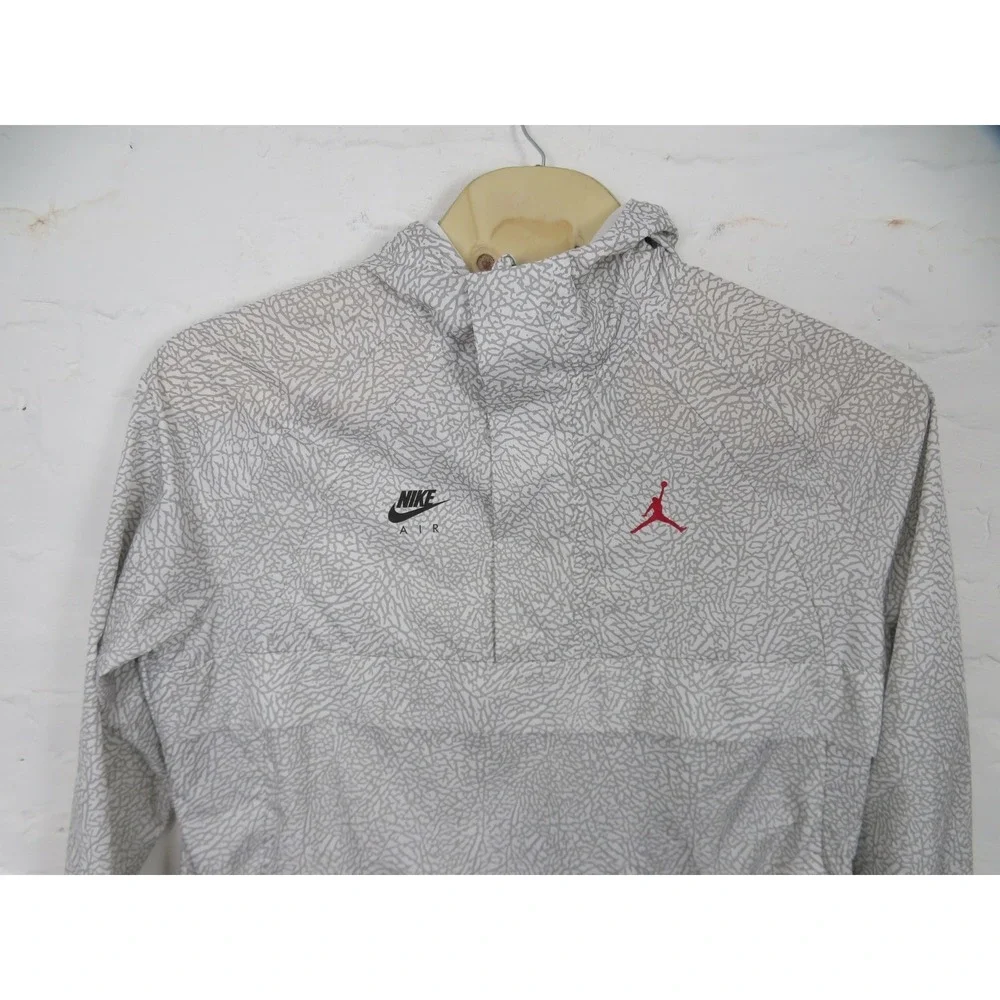 Nike Air Jordan 1988 Wings Anorak Mens L Windbreaker White Cement AJ0428 Retro 3
